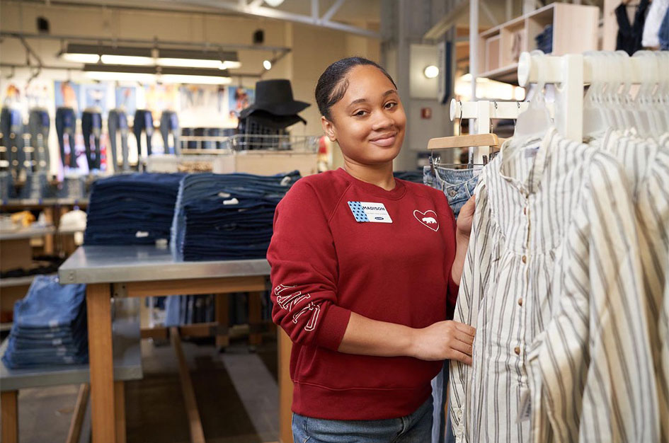 Teens working together